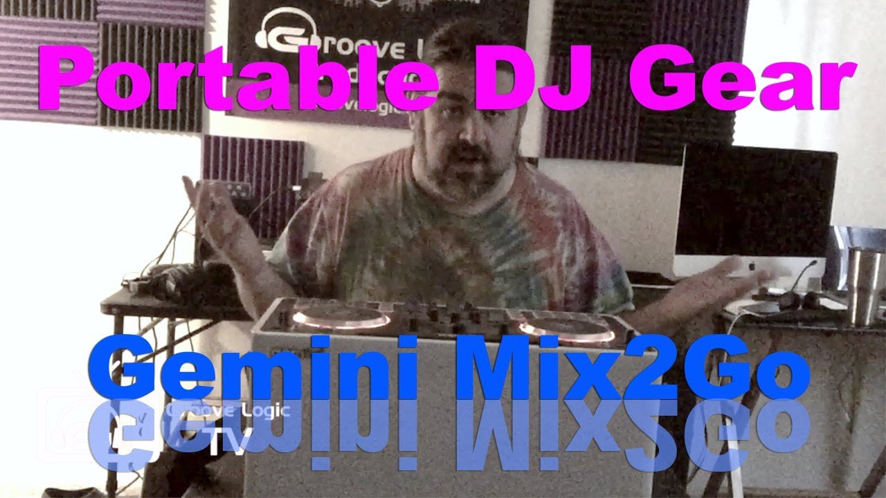 Portable DJ Gear Gemini Mix2Go Review and Overview YouTube