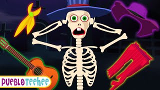 Disfraces De Halloween De Esqueleto De Canción Videos De Miedo Para Niños Pueblo Teehee