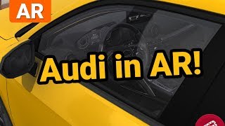 Audi quattro coaster Augmented Reality app screenshot 1