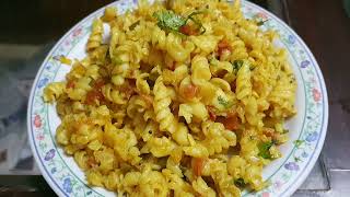Easy south Indian style pasta / How to make macaroni or pasta without sauce /Spicy macaroni or pasta