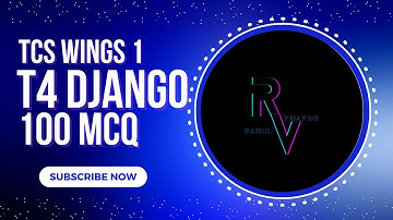 Are You Ready to CRUSH the TCS Wings 1 T4 Django MCQ?