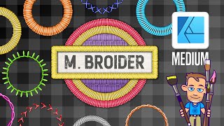 Affinity Designer Tutorial  Design your own Embroidery Brushes