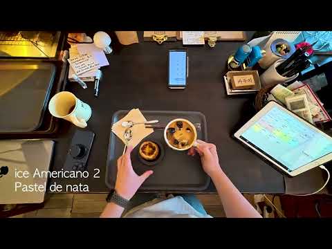 POV - Barista work in seoul cafe / weekend solo work