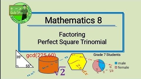 Math 8: Factoring Perfect Square Trinomials