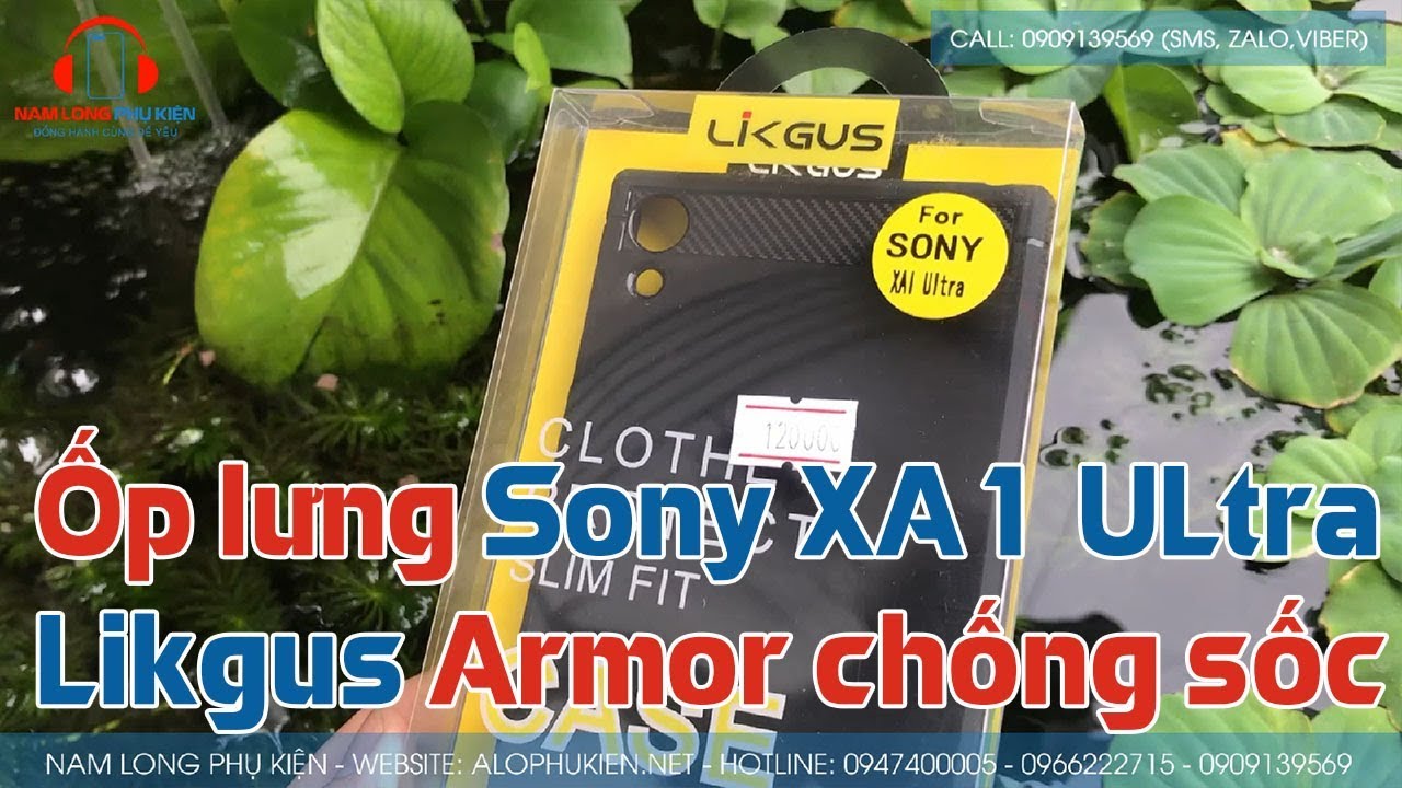 [NLPK] Ốp lưng Sony XA1 Ultra Likgus armor chống sốc