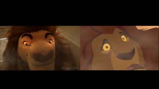 【The Lion King】Mufasas death - LIVE ACTION COMPARISON【Plush Parody】 screenshot 4