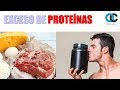 ¿Cuánto es un exceso de proteínas?