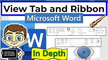 The Microsoft Word View Tab and Ribbon In Depth
