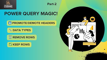 Power Query Transformations| Remove Rows, Change Data Types, Promote Headers | @TheAnalyticalCoding