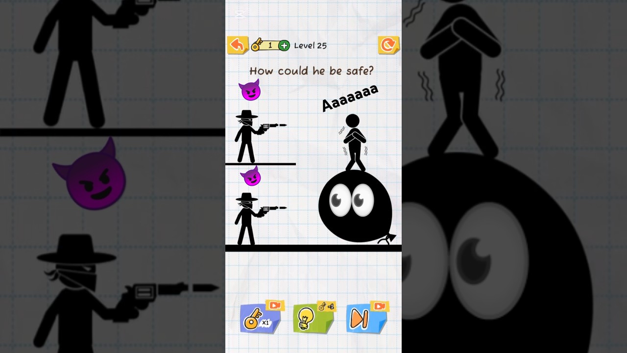 Draw 2 save stickman puzzle pt 105 