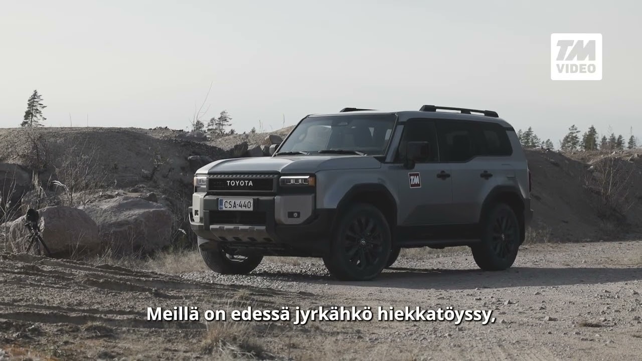 TM Video Maastossa: Toyota Land Cruiser menee mihin vaan