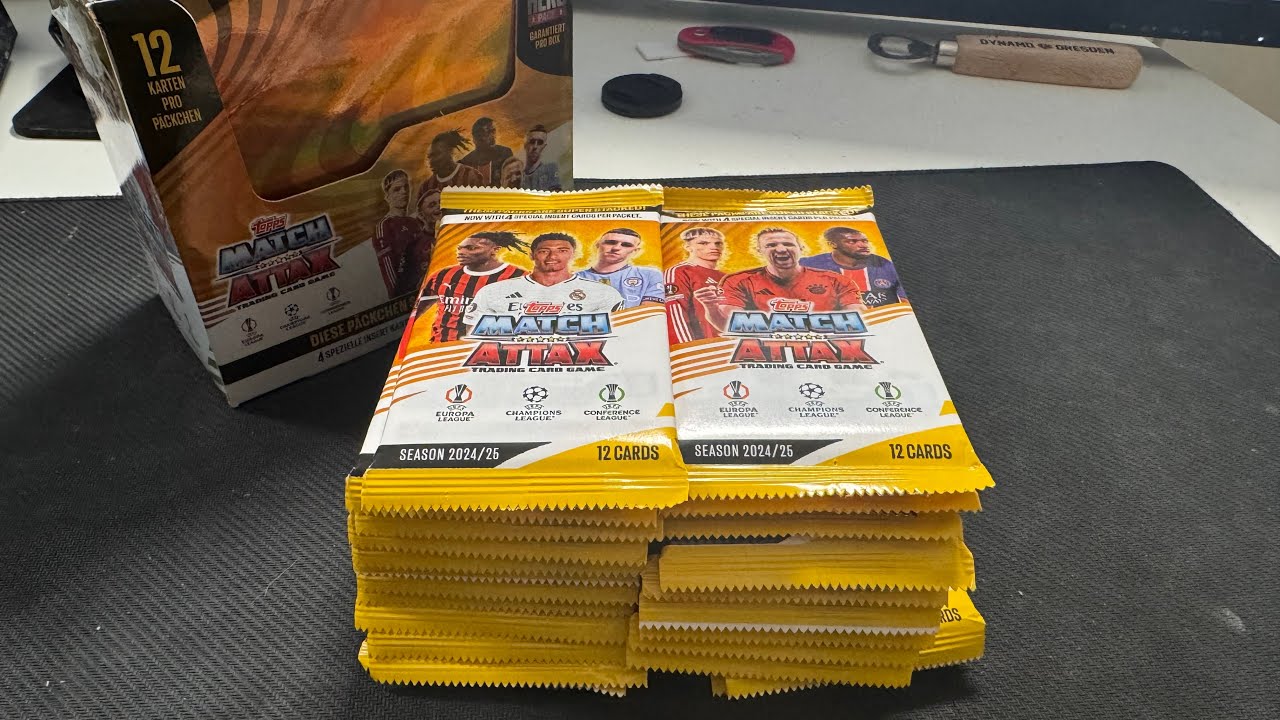KOMPLETTE DISPLAY BOX !! 😱🔥 TOPPS MATCH ATTAX CHAMPIONS LEAGUE 2024/25