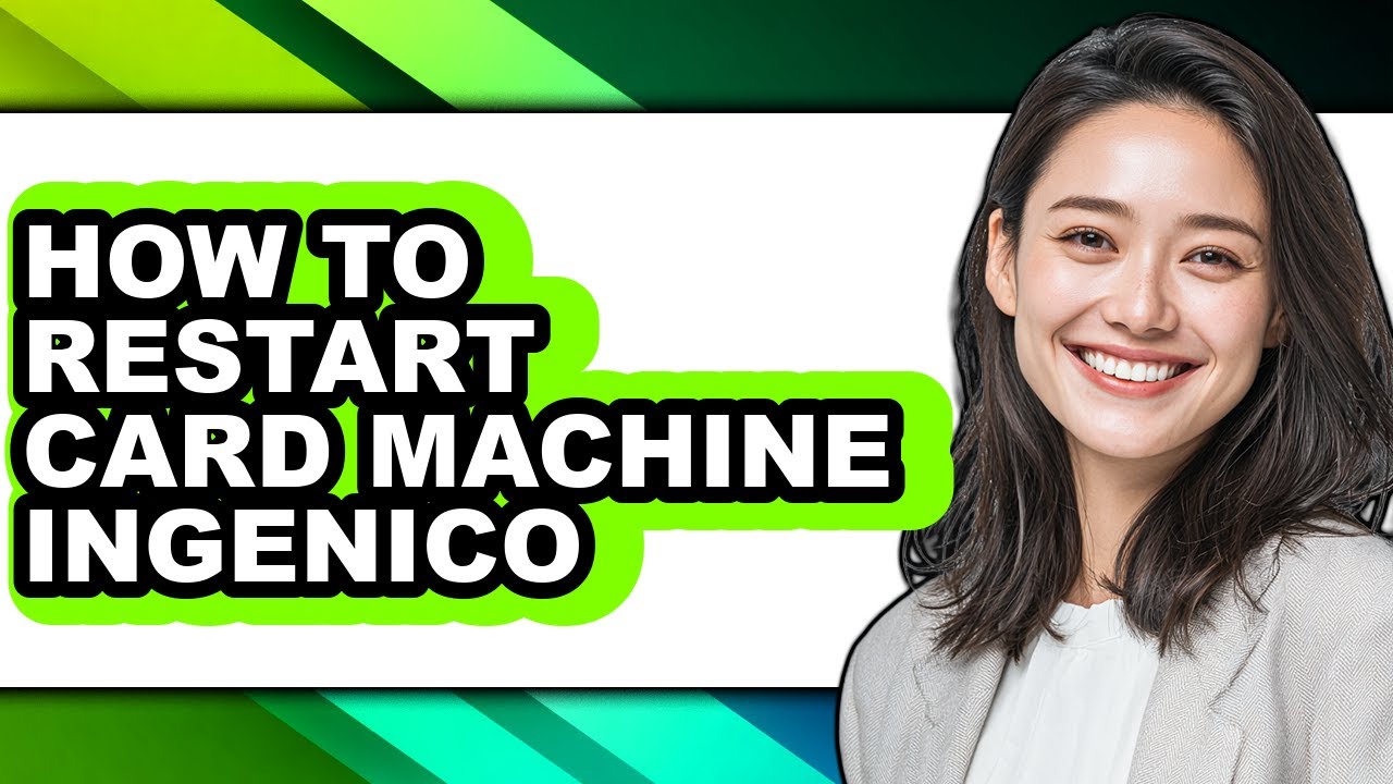 How to Restart Card Machine Ingenico - Full Guide - YouTube
