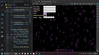 ASMR Programing Purple Rain App with HTML, CSS and JavaScript