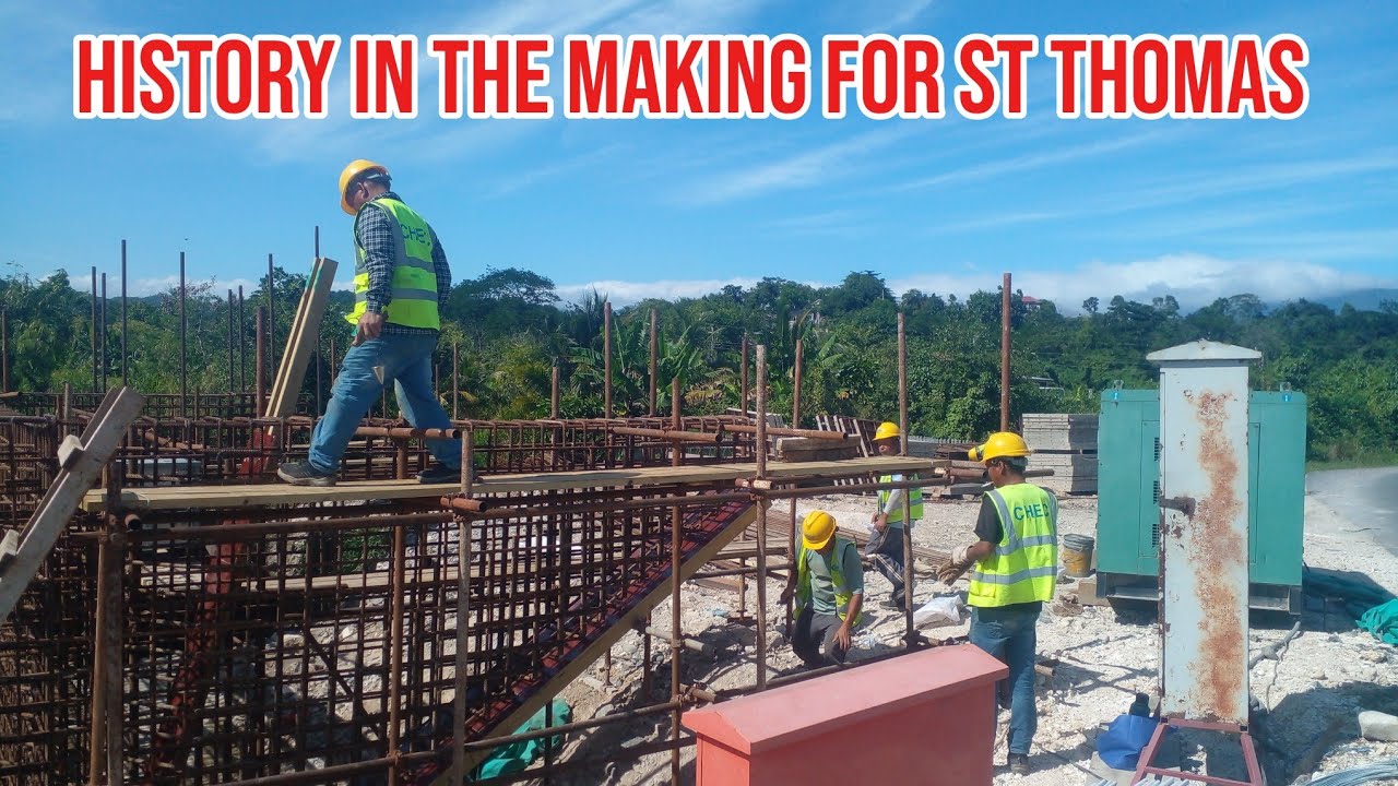 New  Mega  Bridge –Under Construction] HISTORY IN THE MAKING ] St.Thomas Jamaica.