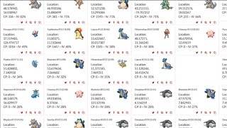 Pokemon Coordinates Pokemon Go Youtube