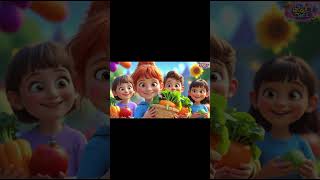 Colours of the Rainbow in Food! Healthy Kids Song 💪🌈🥕 #allgigglesandsmiles #healthyeatingkids #kids