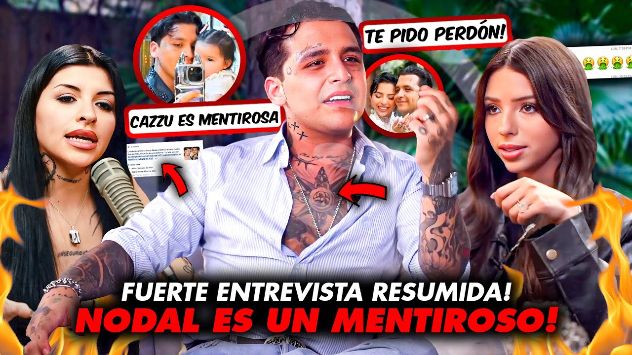NODAL MENTIROSO EN ENTREVISTA! SE VA CONTRA CAZZU! ANGELA AGUILAR FUE EXTORSIONADA!