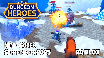 Roblox Dungeon Heroes New Codes September 2025