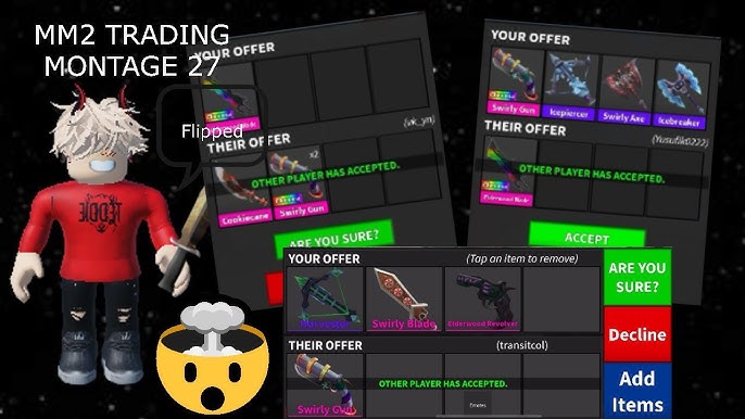 Bengi on X: Trading all my godlies below for harvester vv (its a fair  offer) #Mm2trades #mm2giveaway #mm2trading my offer for harvester  (candleflame , chroma dark bringer , orange seer , and
