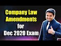 Company Law Amendments for December 2020 Exam by CS Praveen Choudhary