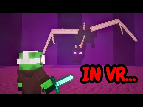I Beat Minecraft Inside VR...