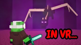 I Beat Minecraft Inside VR...