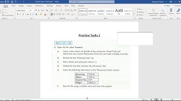 Functional Skills ICT Level 2 - Excel Practice Tasks 1