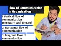 Flow of communication | Flow of communication in organization | Class 09 | Fazlullah Sadiq