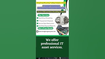 Secure IT Asset Disposal in Hong Kong | Hard Drive Shredding & Data Destruction #datadestruction