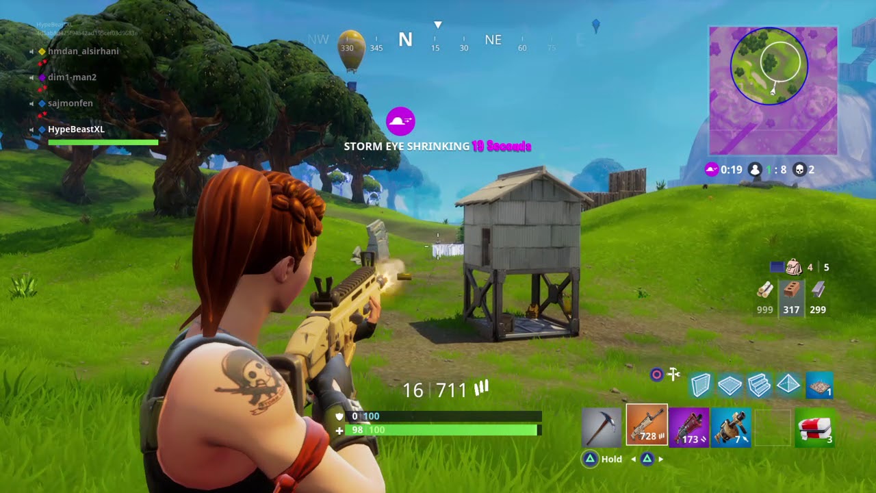 7vs1clutch on 50vs50 mode (Fortnite battle royale)