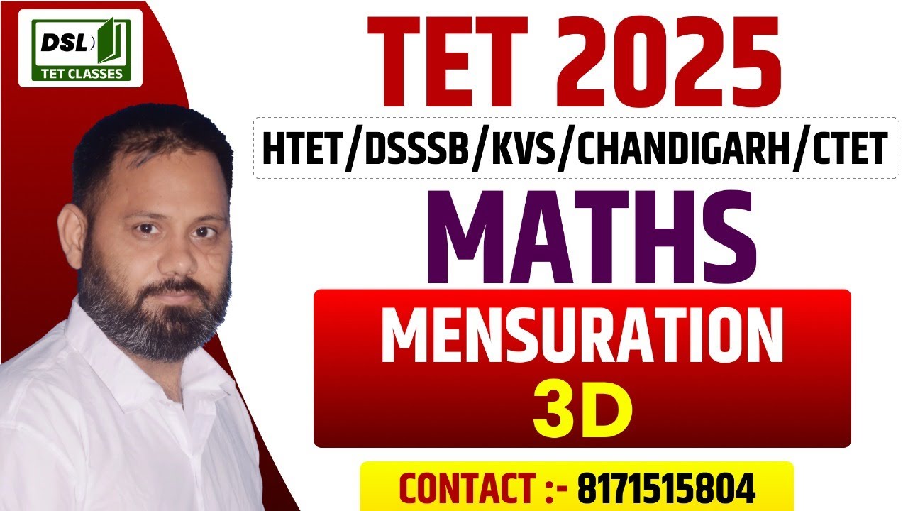 COMPLETE MATHS for HTET 2025 with CONCEPT + PYQ's + TRICK - YouTube