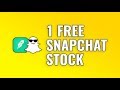 How I Got 1 FREE Snapchat Stock with Robinhood App