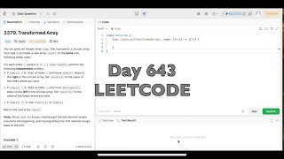 Day 643: LeetCode Problem 3379. Transformed Array - Swift