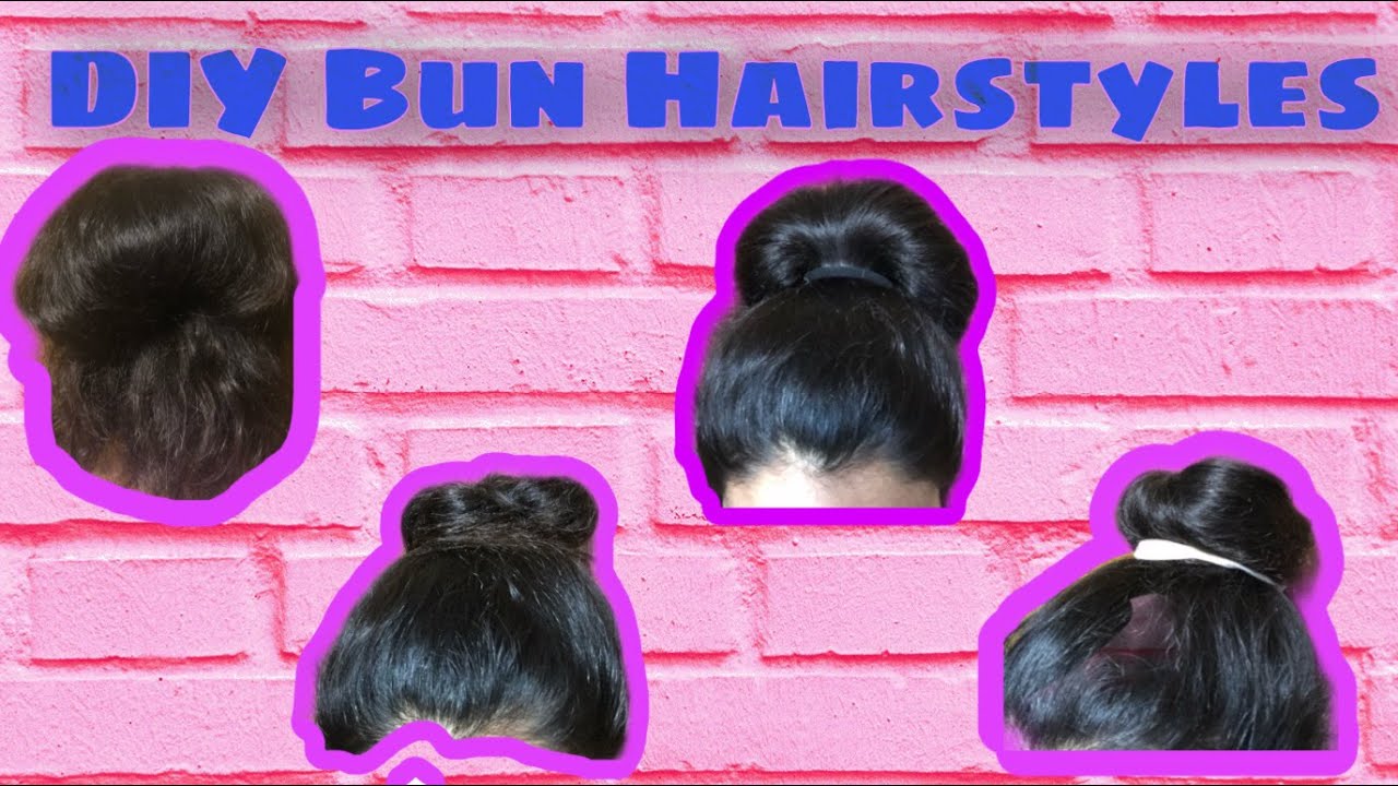 Diy Bun Hairstyles Messy Bun, Tik Tok Bun, Tomato Bun, Foldy Bun! YouTube