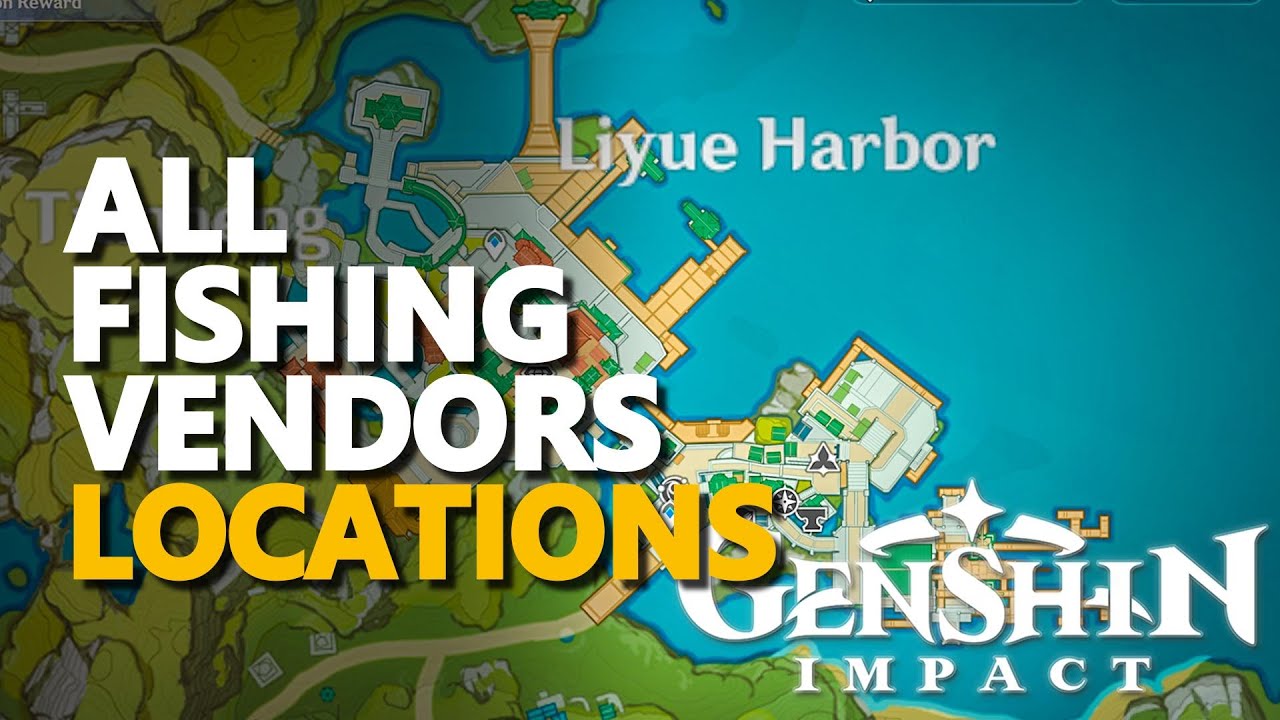 All Fishing Vendors Locations Genshin Impact YouTube