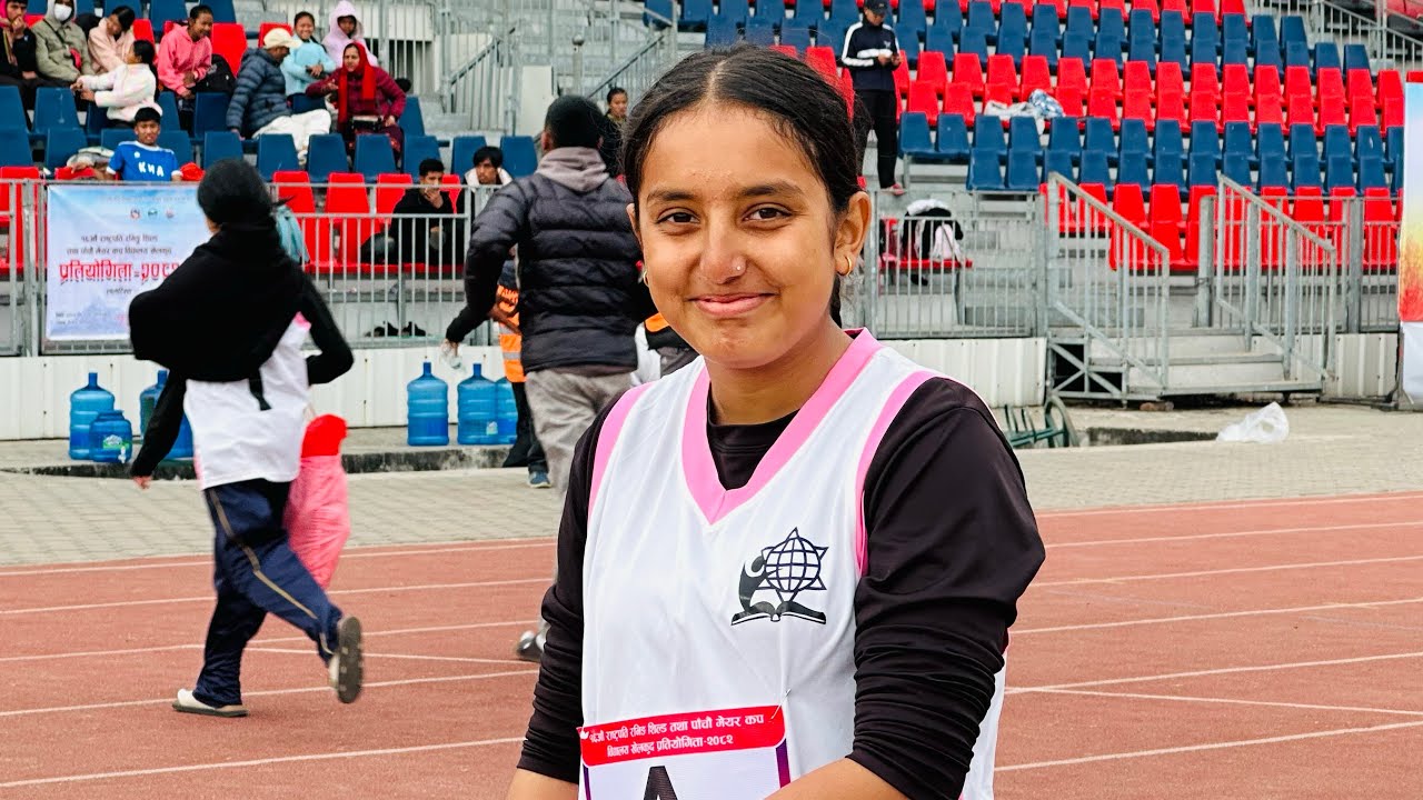 4x100 relay girls final १६ औं रास्ट्रपति रनिङ शिल्ड २०८२, पोखरा 