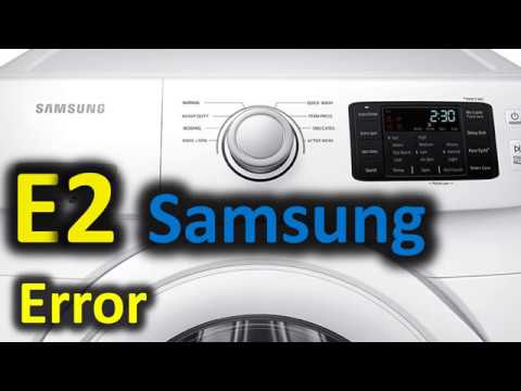 samsung dishwasher e2