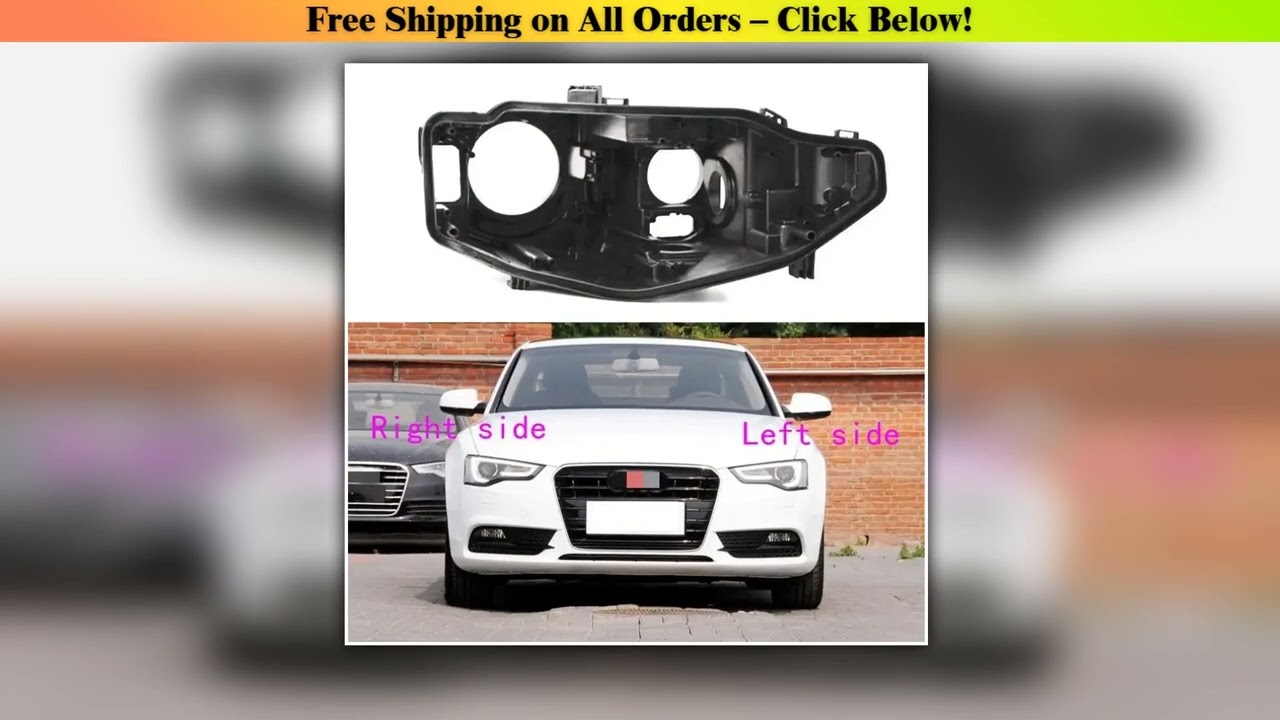 Headlight Base For Audi A5 2012 2013 2014 2015 2016 Headlamp House Car Rear Base Front Auto