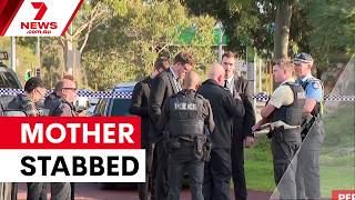Teenage boy charged after allegedly stabbing his mum | 7NEWS