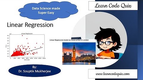 Linear Regression With Data Science / ML Project Using Python & London House Prices |Tutorial-26