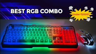 Zebronics Transformer Pro Unboxing | RGB Keyboard Mouse Combo Under ₹2000