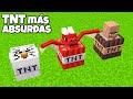 Probamos las TNT más ABSURDAS de MINECRAFT 😂 CRAFTEAMOS la TNT de DIOS 💥 INVICTOR