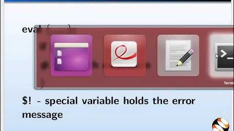 Exception and error handling in PERL - Hindi