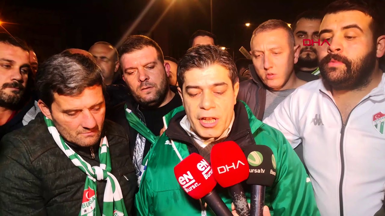 Bursaspor taraftarı, şehrin takıma sahip çıkması adına yürüdü
