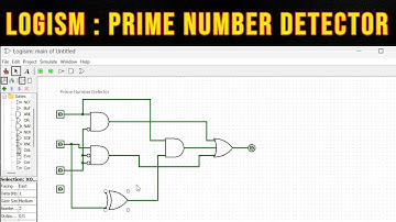 Logisim: Prime Number Detector
