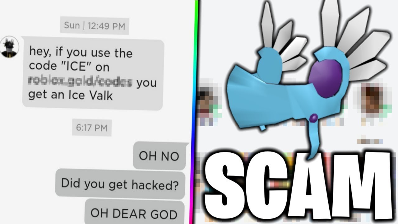 This Is The Smartest Roblox Scam Roblox Ice Valk Scam Youtube - this ice valk roblox scam made thousands lose their accounts