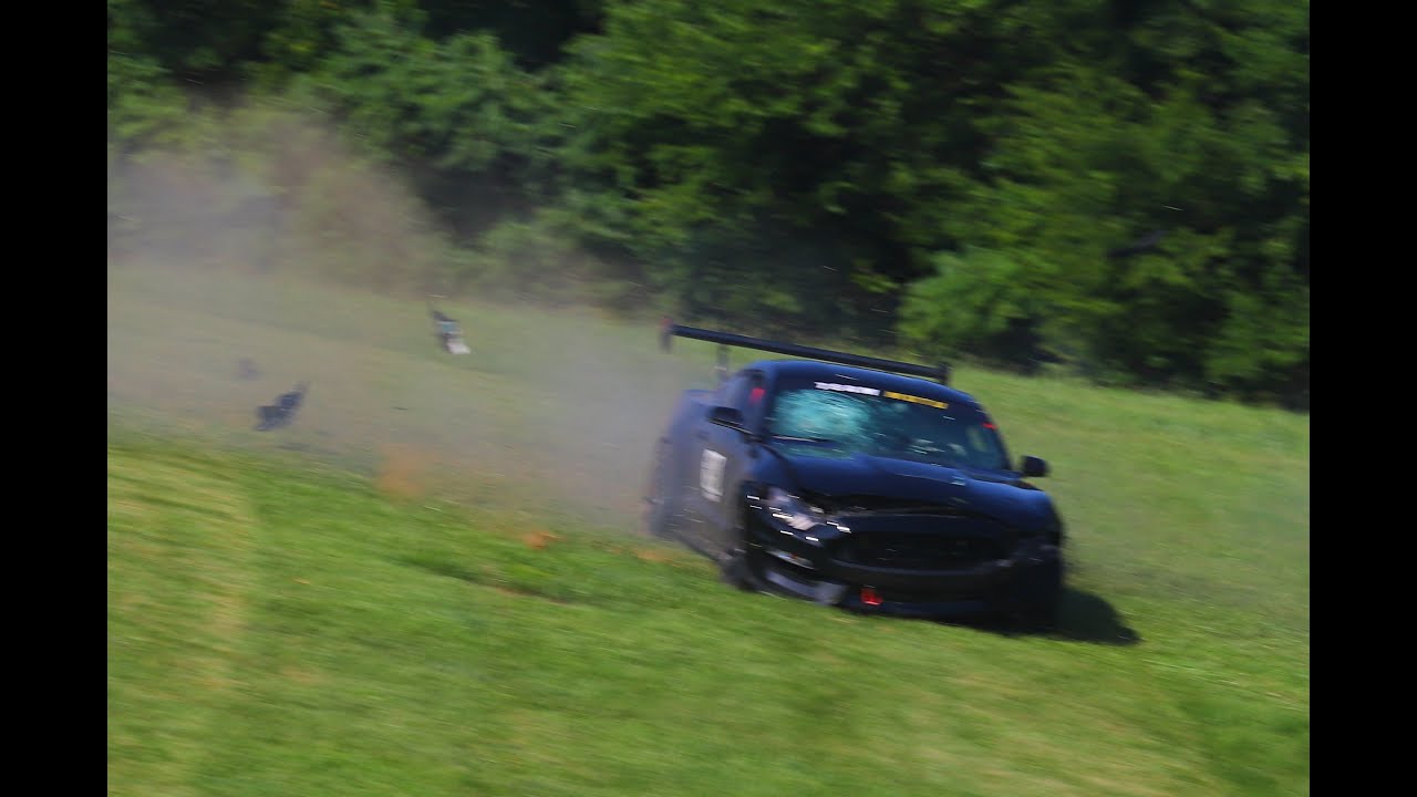 GT350 at VIR - Crash w/Voiceover