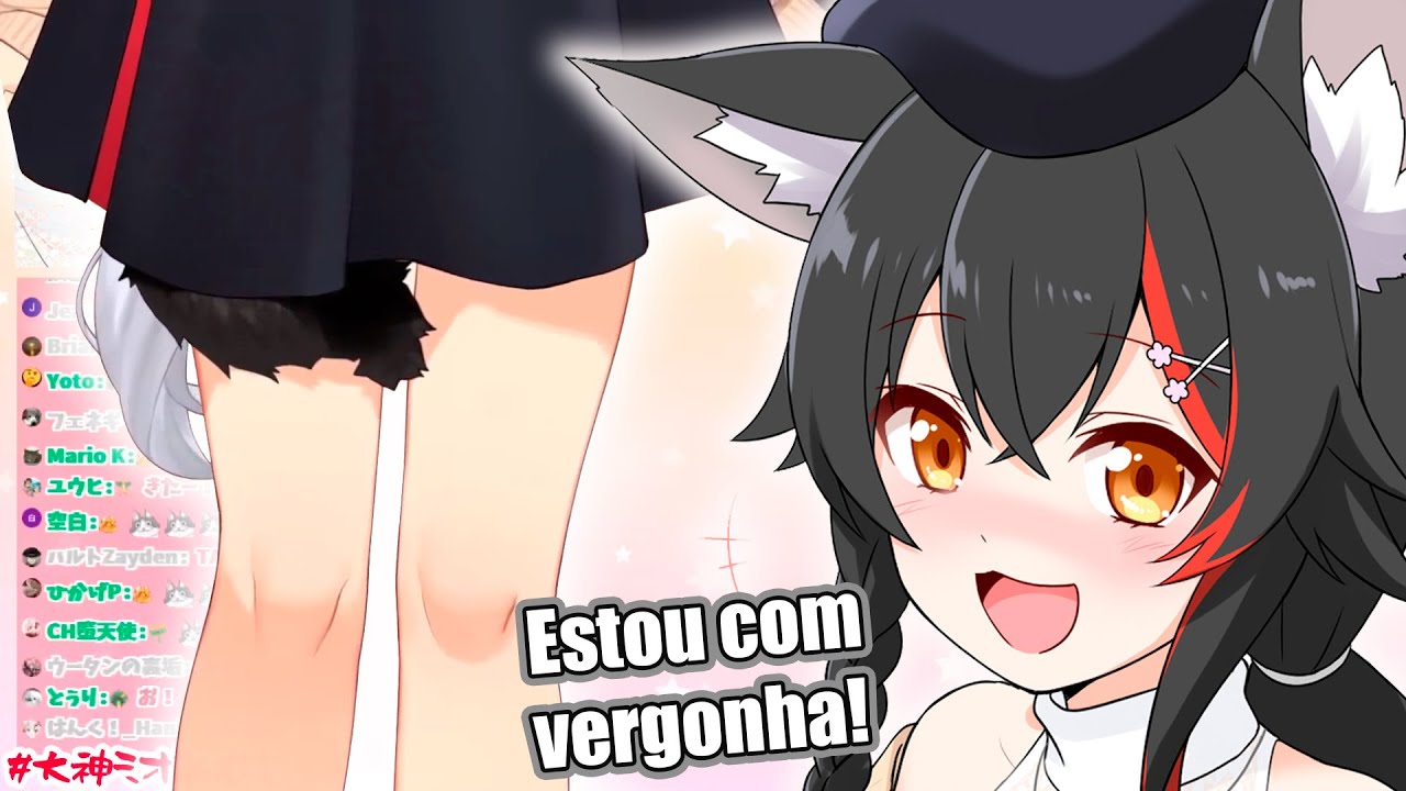 MIO ESTREIA com sua mais nova ROUPA fofa! | Vtuber Hololive PT/BR