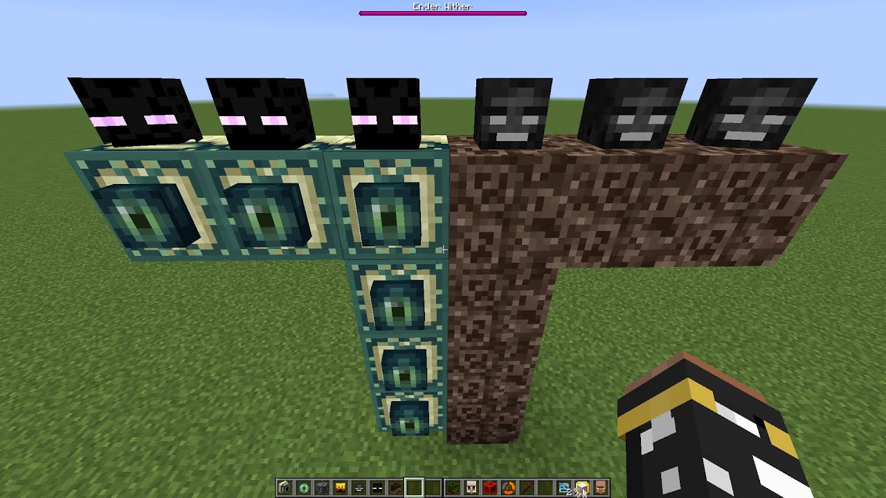 what if you create a Double Ender WitherZilla Storm in MINECRAFT